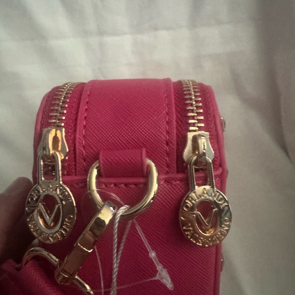 Valentino Orlandi Pink Crossbody Bag with Studded Details - Picture 8 of 14